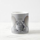 写真の記念結婚日クラドーコー   ヒーマグ コーヒーマグカップ (中央)