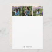 写真の記憶サンキューカード サンキューカード (正面/裏面)