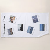 写真の記憶ビーチタオル ビーチタオル (正面)