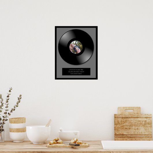 写真の記録を撮るパーソナライズされただけ ポスター (キッチン)