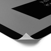 写真の記録を撮るパーソナライズされただけ ポスター (角)