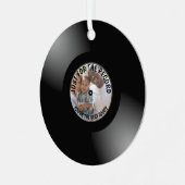 写真の記録を撮るパーソナライズされただけ メタルオーナメント (正面左)