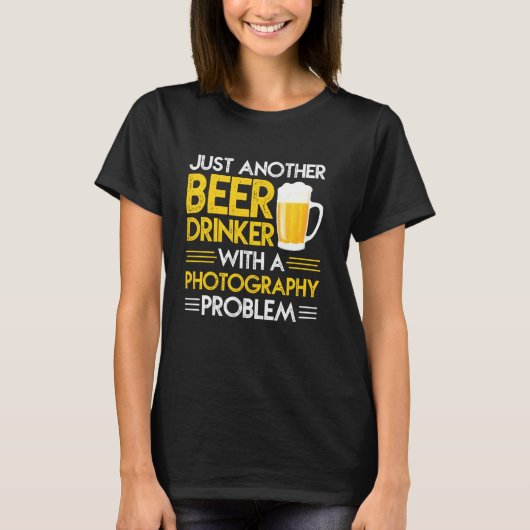 写真の試練を抱えたもう一つのビール飲み屋 Tシャツ (正面)