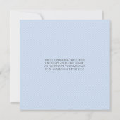 写真の誕生のお知らせ：：ラブリータイプSQ 5 案内状 (裏面)