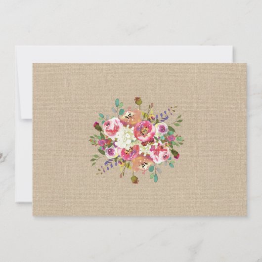 写真の誕生の発表の女の赤ちゃんStatsのバーラップ 案内状 (裏面)