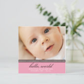 写真の誕生の発表 案内状 (スタンド正面)