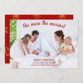 写真の誕生メリーの発表 シーズンカード (正面/裏面)