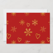 写真の誕生メリーの発表 シーズンカード (裏面)