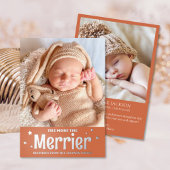写真の誕生メリーの発表 箔シーズンカード