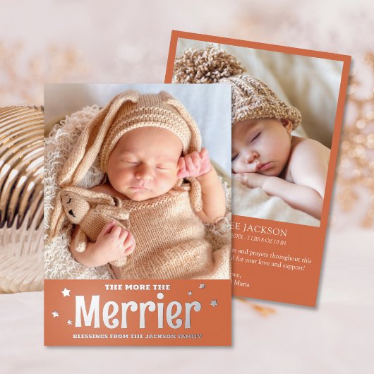 写真の誕生メリーの発表 箔シーズンカード