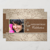 写真の誕生会 招待状 (正面/裏面)