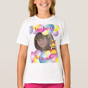 写真の誕生日の気球 Tシャツ