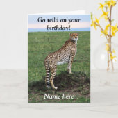 写真の誕生日カードを送る カード (黄色い花)