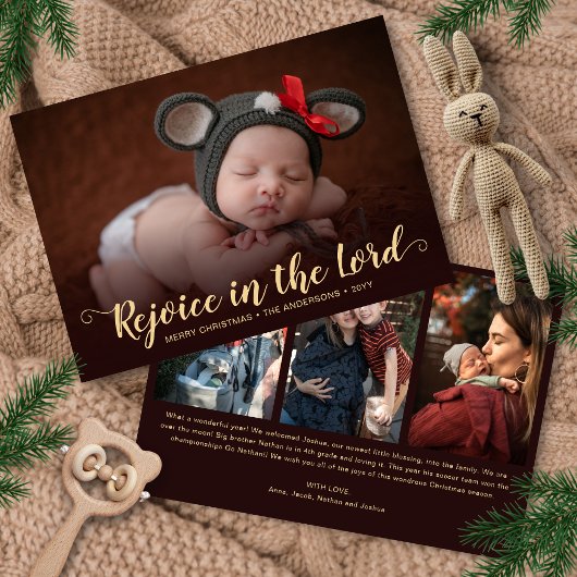 写真の誕生発表宗教的クリスマスカード シーズンカード