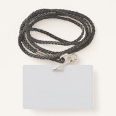 写真の識別名会社ロゴID バッジ (裏面ランヤード)