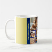 写真の賛美年の家族の写真のコラージュの追加 コーヒーマグカップ (左)