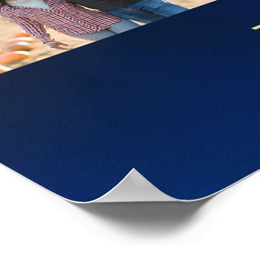 写真の賛美年の家族の写真のコラージュの追加 ポスター (角)