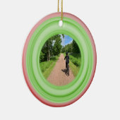 写真の赤と緑のセラミックオーナメントの追加 セラミックオーナメント (右)