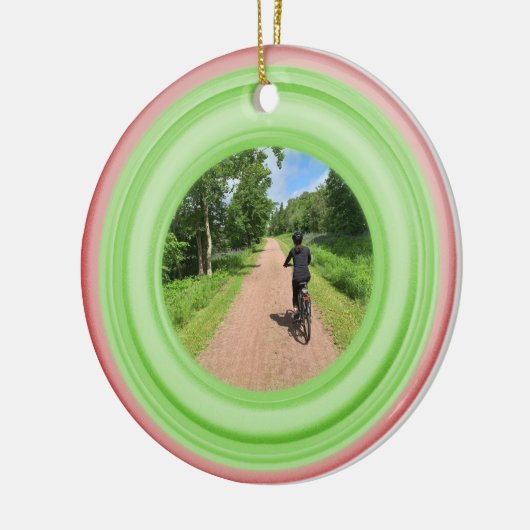 写真の赤と緑のセラミックオーナメントの追加 セラミックオーナメント (左)