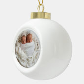 写真の追カスタム加雪片枠オーナメント セラミックボールオーナメント (右)