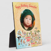 写真の追加と編集文字Southern Cal Cartoon フォトプラーク (側面)