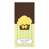 写真の追加のカスタムベーカリー ラックカード (裏面)