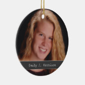 写真の追加の名前と文字キープサケオーナメント セラミックオーナメント (右)