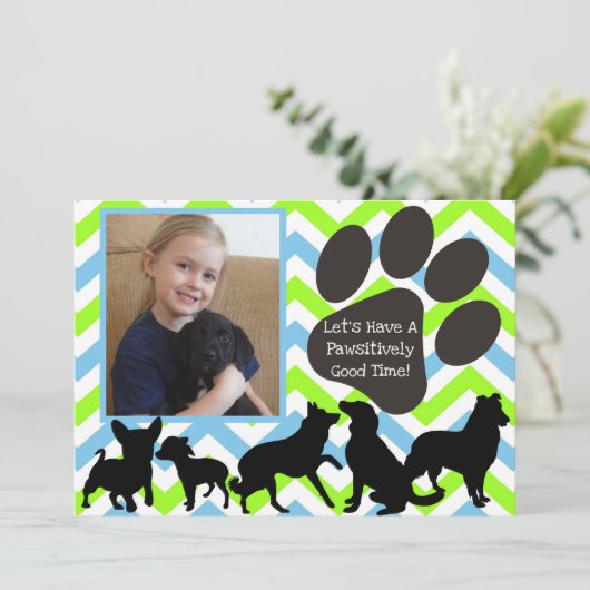 写真の追加を効果的に有効にする誕生日 招待状 (スタンド正面)