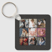 写真の追加カスタムコラージュ母の日 キーホルダー (正面)