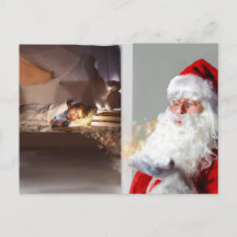 写真の追加サンタ訪問クリスマスイブ告知