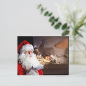 写真の追加サンタ訪問クリスマスイブ 案内ポストカード (スタンド正面)