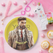 写真の追加パーソナライズされた紙カスタムパーティープレート ペーパープレート (パーティー)