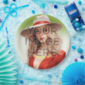 写真の追加パーソナライズされた紙カスタムパーティープレート ペーパープレート (パーティー)