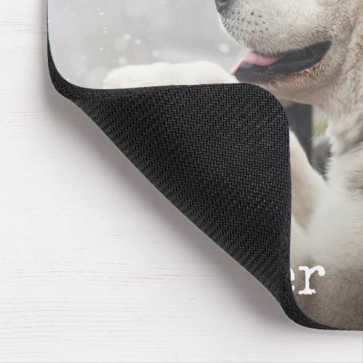 写真の追加パーソナライズされた マウスパッド (コーナー)