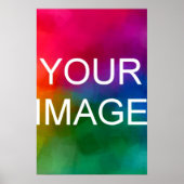 写真の追加モダンシンプルテンプレートパーソナライズされた ポスター (正面)