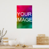 写真の追加モダンシンプルテンプレートパーソナライズされた ポスター (キッチン)