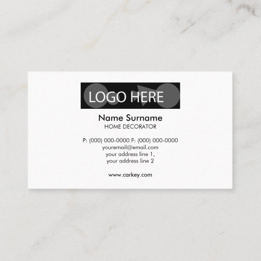 写真の追加ロゴを挿入する車をレンタルする 名刺 (裏面)