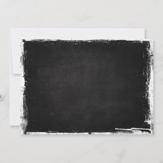 写真の追加ロックスタードラムセット2nd誕生日招待状 招待状 (裏面)