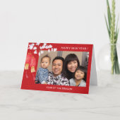 写真の追加中国の新しい辰年2024 カード (正面)