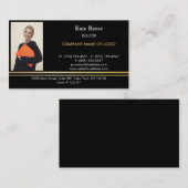 写真の追加実在不動産プロフェッショナル事業 名刺 (正面/裏面)