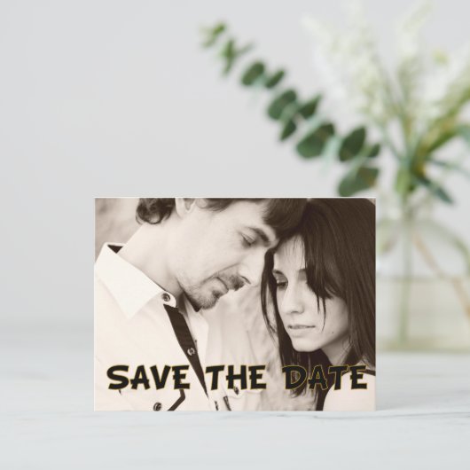 写真の追加日付はがきを保存 案内ポストカード (スタンド正面)