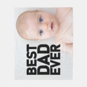 写真の追加最高のパパフリースブランケット フリースブランケット (正面)