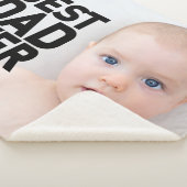 写真の追加最高のパパEver Sherpa毛布 シェルパブランケット (3/4)