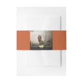 写真の追加結婚Terracotta招待状用帯 招待状ベリーバンド (正面例)