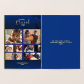 写真の追加賛美年の休日フォトフォイルカード 箔カード (内部)