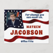 写真の追加 |キャンペーン政治テンプレート ポストカード (正面)