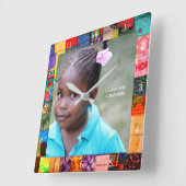 写真の追加* スクエア壁時計 (傾斜)