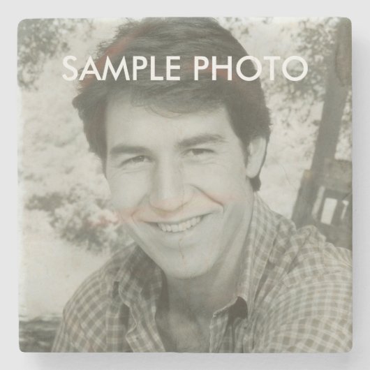 写真の追加 ストーンコースター (正面)