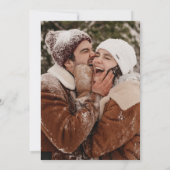 写真の追加 |スノーフレーク・ツリー 招待状 (裏面)