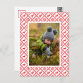 写真の追加 |トナカイのセーター ポストカード (正面/裏面)